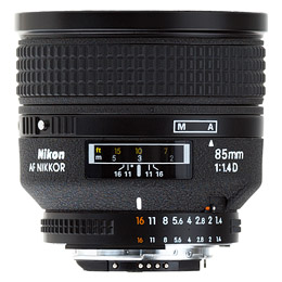 Nikon 85mm f/1.4 D