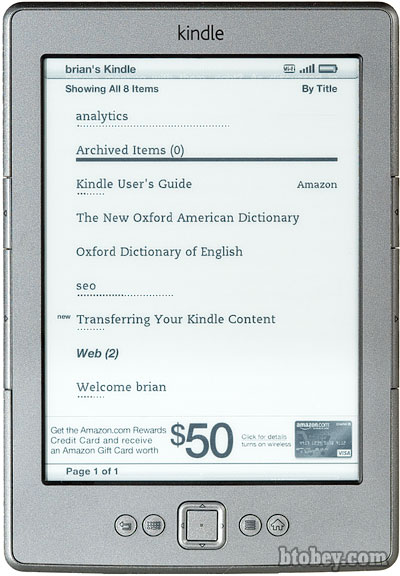 Kindle 4 $79 Review